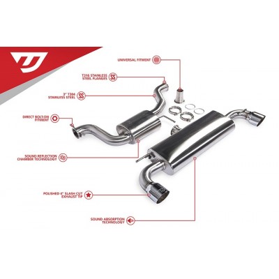 Unitronic Cat-Back Exhaust System for MK6 GTI